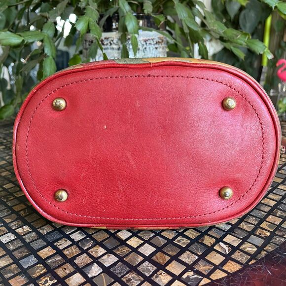 Patricia Nash Leather Otavia Spring Floral Bucket Bag & Matching Wallet - Picture 9 of 14